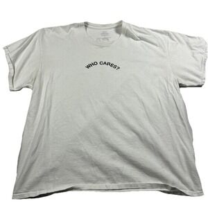 Rex Orange County Who Cares Tour Shirt Mens XL White Golf Wang Tyler The Creator
